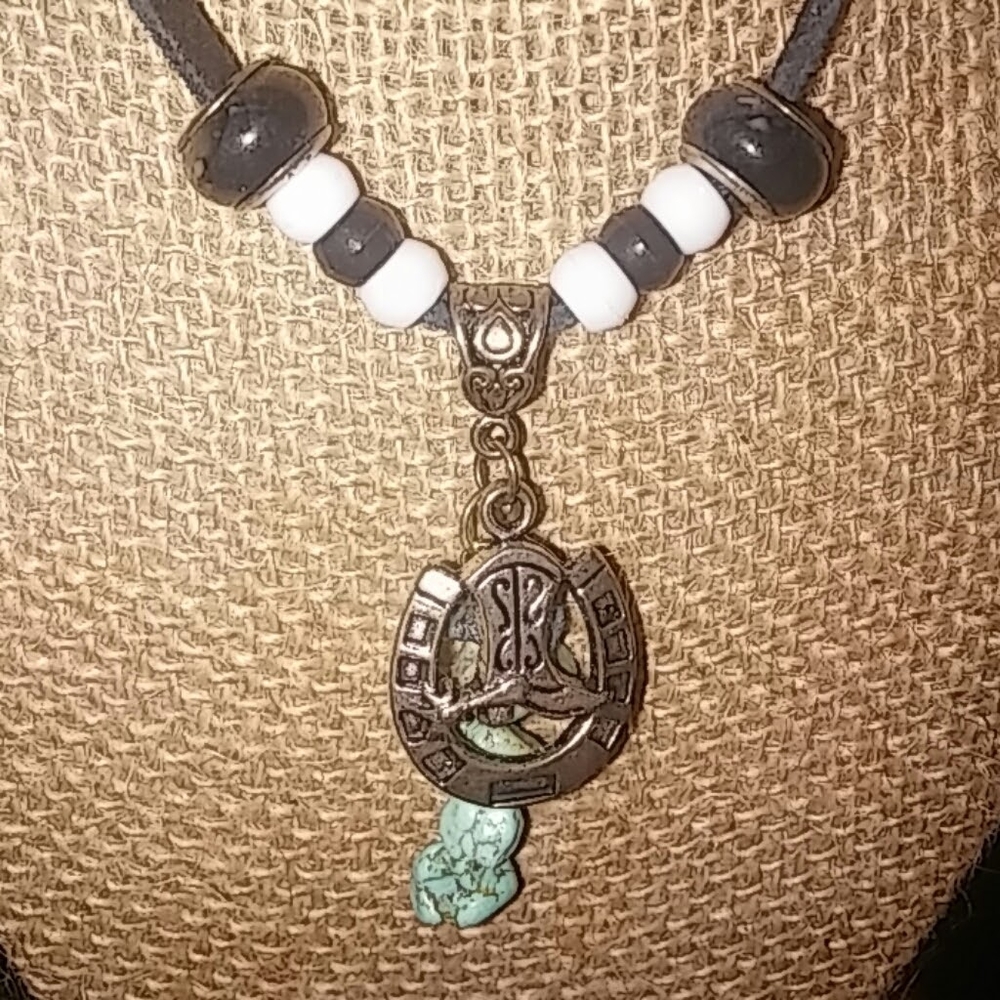 Hand Crafted Western Theme Necklace